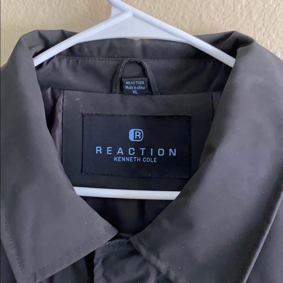 KENNETH COLE Men’s Black Utility Heavy Jacket XL EUC - Picture 2 of 9